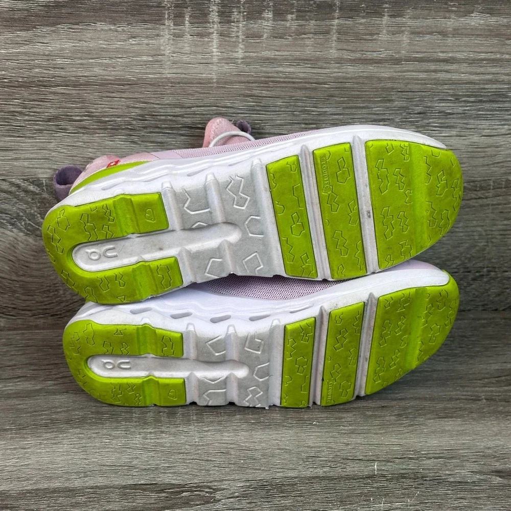 On Cloud Cloudleap Sneakers Kids Size 1 Lavender Running Shoes Outdoors READ - Picture 7 of 11